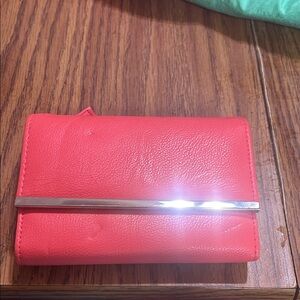 Safe Keeper Coral Women's Wallet with Silver Accent